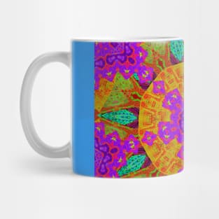 Shamanic abstract psychedelic design Mug